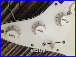 08 Fender American Standard Stratocaster Loaded Pickguard & Trem Cover USA Strat