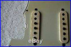 1965 Fender Stratocaster Strat Pickguard LOADED Grey backs 100% Original