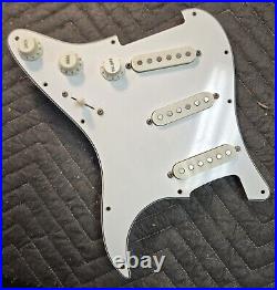 1974 75 LOADED Pickguard Fender Stratocaster Vintage Pickups Pots COMPLETE