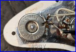 1974 75 LOADED Pickguard Fender Stratocaster Vintage Pickups Pots COMPLETE