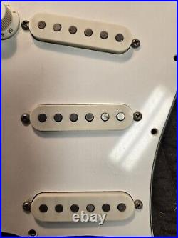 1974 75 LOADED Pickguard Fender Stratocaster Vintage Pickups Pots COMPLETE