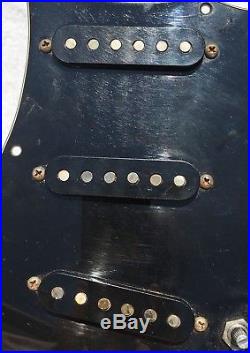 1977 1978 Fender Stratocaster loaded pickguard, original vintage Strat pickups