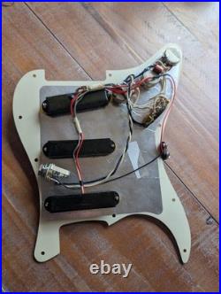 1980s EMG Pickups SSS Loaded Stratocaster Pickguard Tested NO Issues