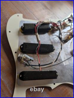 1980s EMG Pickups SSS Loaded Stratocaster Pickguard Tested NO Issues