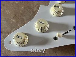1980s Fender ST-357V MIJ Japan Stratocaster guitar pickups loaded pickguard 1980s Fender ST-357V MIJ Japan Stratocaster guitar pickups loaded pickguard
