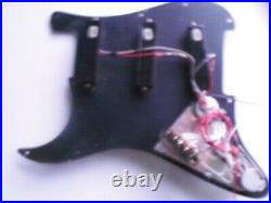 1980s USA Fender Stratocaster loaded pickguard strat EMGs active relic