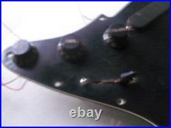1980s USA Fender Stratocaster loaded pickguard strat EMGs active relic