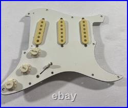 1987 Squier Stratocaster Japan E-Series Loaded Pickguard White 3-Ply 1987 Squier Stratocaster Japan E-Series Loaded Pickguard White 3-Ply