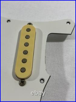1987 Squier Stratocaster Japan E-Series Loaded Pickguard White 3-Ply 1987 Squier Stratocaster Japan E-Series Loaded Pickguard White 3-Ply