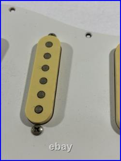 1987 Squier Stratocaster Japan E-Series Loaded Pickguard White 3-Ply 1987 Squier Stratocaster Japan E-Series Loaded Pickguard White 3-Ply