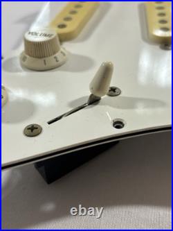1987 Squier Stratocaster Japan E-Series Loaded Pickguard White 3-Ply 1987 Squier Stratocaster Japan E-Series Loaded Pickguard White 3-Ply