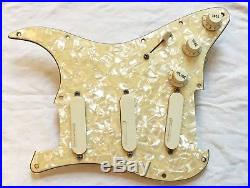 1996 Fender Strat Plus1990s loaded pickguard with Lace Sensor Gold pickups