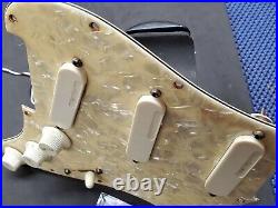 1996 Fender Strat Plus LOADED PICKGUARD Gold Lace Sensor Pickups USA 90's Guitar