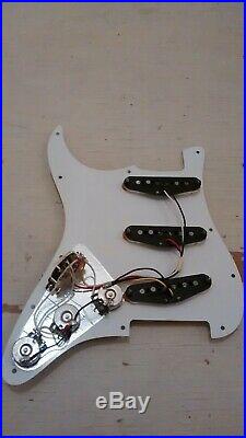 1996 Fender Tex Mex Stratocaster Jimmie Vaughan Strat Loaded Pickguard Pickups