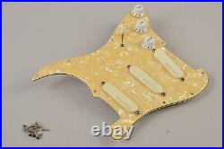 1997 Fender Stratocaster Plus Pearloid Loaded Pickguard Gold Lace Sensor Strat