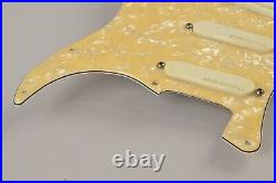 1997 Fender Stratocaster Plus Pearloid Loaded Pickguard Gold Lace Sensor Strat