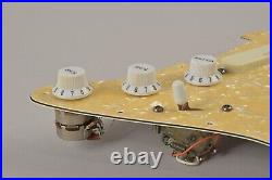 1997 Fender Stratocaster Plus Pearloid Loaded Pickguard Gold Lace Sensor Strat