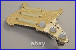 1997 Fender Stratocaster Plus Pearloid Loaded Pickguard Gold Lace Sensor Strat