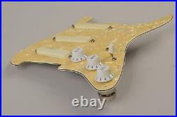 1997 Fender Stratocaster Plus Pearloid Loaded Pickguard Gold Lace Sensor Strat