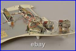 1997 Fender Stratocaster Plus Pearloid Loaded Pickguard Gold Lace Sensor Strat