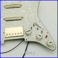 1 Set Guitar SSH Loaded Multi-tone Pickguard Plate Fit Fender Strat Stratocaster