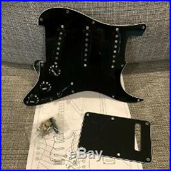 2000 Fender American Stratocaster LOADED Black Pickguard Back Cover USA Strat
