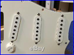 2001 Fender American Strat Loaded PICKGUARD Alnico V USA Pickups Electric Guitar