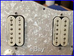 2001 Fender USA Big Apple Strat HH LOADED PICKGUARD SD Pearly Gates Plus &'59