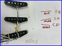 2002 Fender American Strat Vintage Style Single Coil Pickups Loaded pickguard