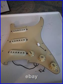 2003 Fender MIM Stratocaster Guitar Loaded Pickguard Faded-White
