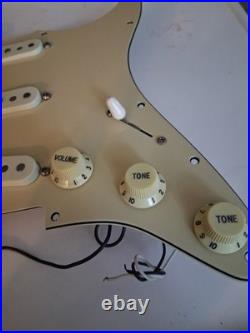2003 Fender MIM Stratocaster Guitar Loaded Pickguard Faded-White