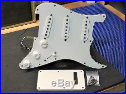 2008 Fender American Strat Loaded PICKGUARD Alnico V USA Pickups Electric Guitar