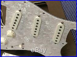 2009 Fender American Strat Loaded PICKGUARD Alnico V USA Pickups Electric Guitar