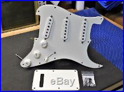 2011 Fender American Strat Loaded PICKGUARD Alnico V USA Pickups Electric Guitar