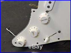 2011 Fender American Strat Loaded PICKGUARD Alnico V USA Pickups Electric Guitar