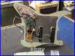 2014 Fender Deluxe LoneStar Strat HSS LOADED PICKGUARD Humbucker Electric Guitar