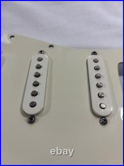 2015 Fender Stratocaster Standard MIM Loaded 3-Ply Pickguard SSS White with HW