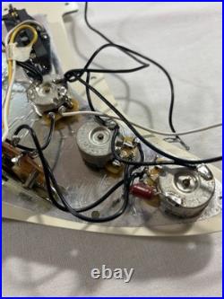 2015 Fender Stratocaster Standard MIM Loaded 3-Ply Pickguard SSS White with HW