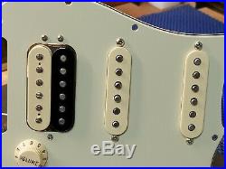 2016 Fender USA Strat HSS LOADED PICKGUARD Shawbucker & Fat 50's Pickups Guitar