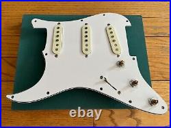 2017 Fender Japan 70s loaded white Guitar Pickguard Strat MIJ White