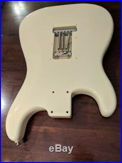 2019 Fender American Performer Strat body white with loaded pickguard Yosemite