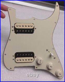 2019 Fender USA Pro Strat HH LOADED PICKGUARD Shawbucker Dual Humbucker Pull Pot