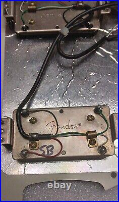 2019 Fender USA Pro Strat HH LOADED PICKGUARD Shawbucker Dual Humbucker Pull Pot
