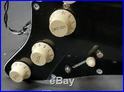 2020 Black Fender Player Stratocaster LOADED PICKGUARD Single Coil Pickups Strat