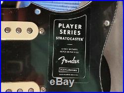2020 Black Fender Player Stratocaster LOADED PICKGUARD Single Coil Pickups Strat