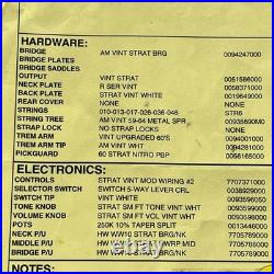 2024 Fender Custom Shop Stratocaster WW10 CG H/W Loaded Pickguard Hand Wound