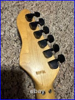 80s Super Strat Parts Lot, EMG Designed Loaded Pickguard, Licensed Floyd, Neck