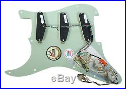 920D Custom DiMarzio Injector Loaded Strat Pickguard with 5-Way Switching, WH/AW