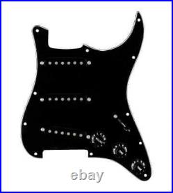 920D Custom Generation 7 way Loaded Pickguard For Strat Guitar Black