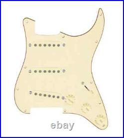 920D Custom Generation Loaded Pickguard For Strat Guitar Aged White